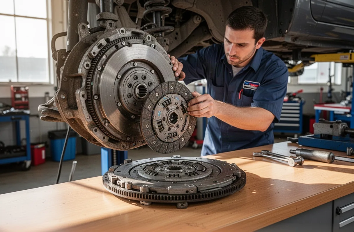 Remplacement d'embrayage et volant moteur